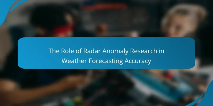 The Role of Radar Anomaly Research in Weather Forecasting Accuracy
